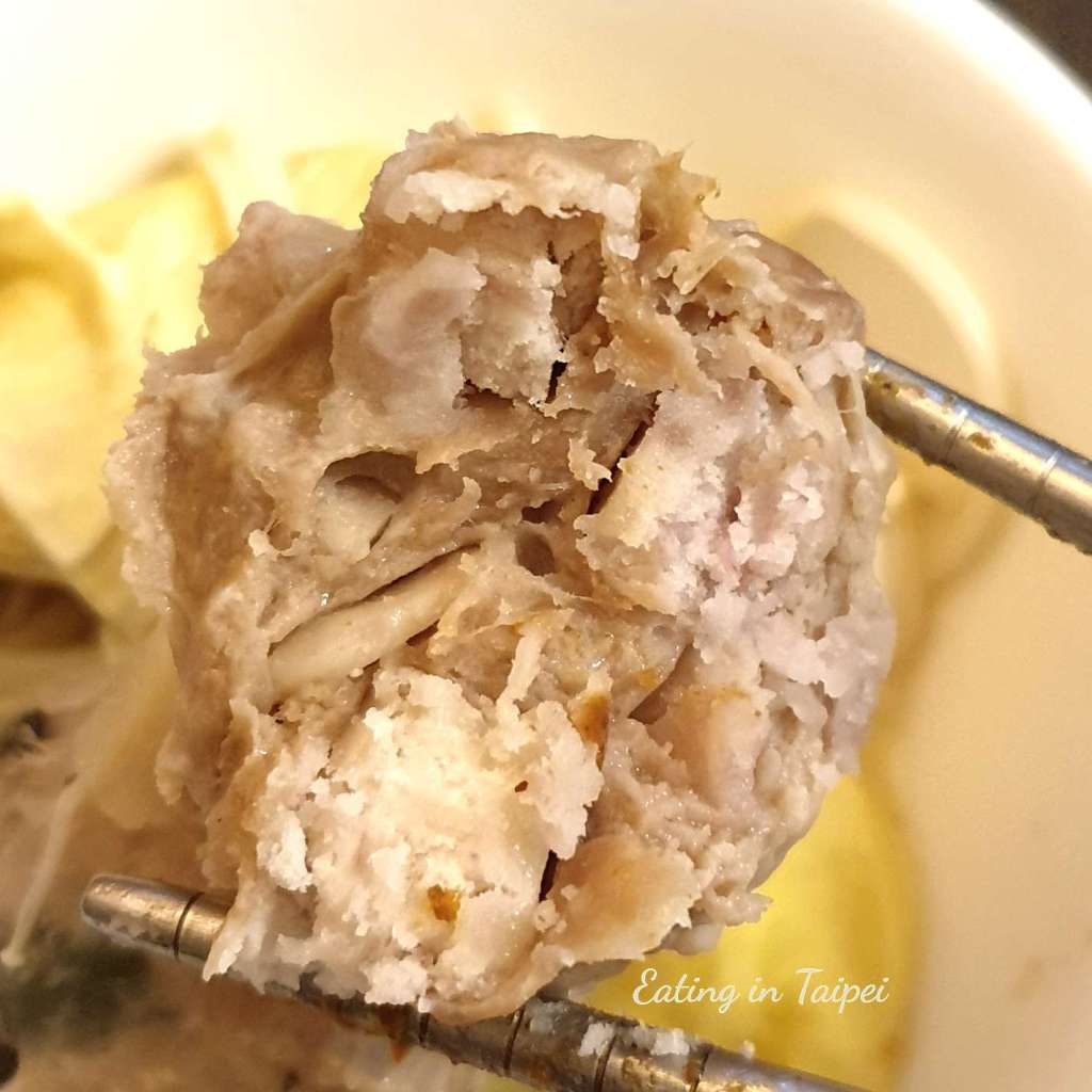 inside the taro ball