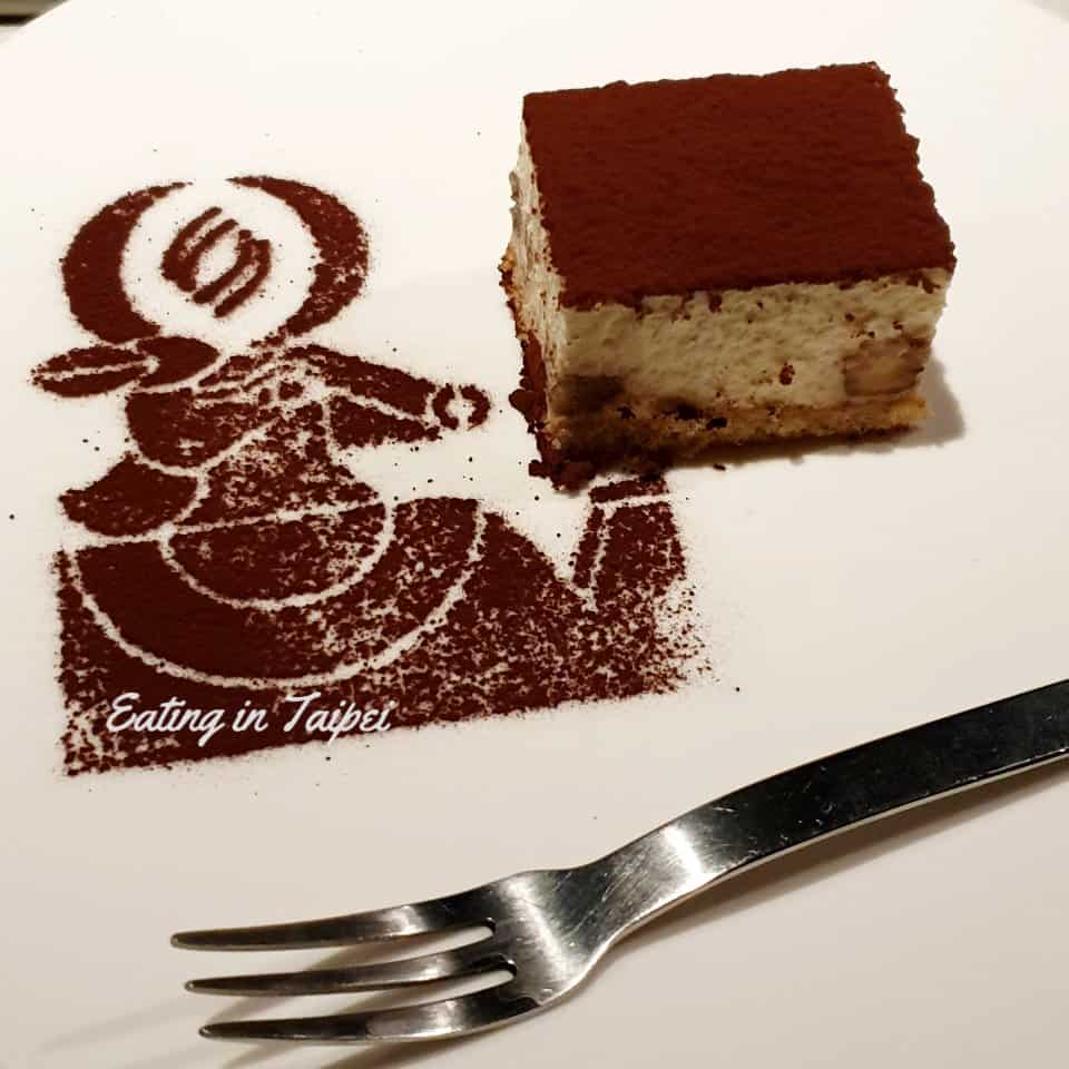 The square block of 'tiramisu' would probably make a true Italian cry. As a set meal ender it was fine, but I wouldn't ever order it a la carte. 